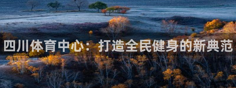 意昂4集团官网网址：四川体育中心：打造全民健身的新典